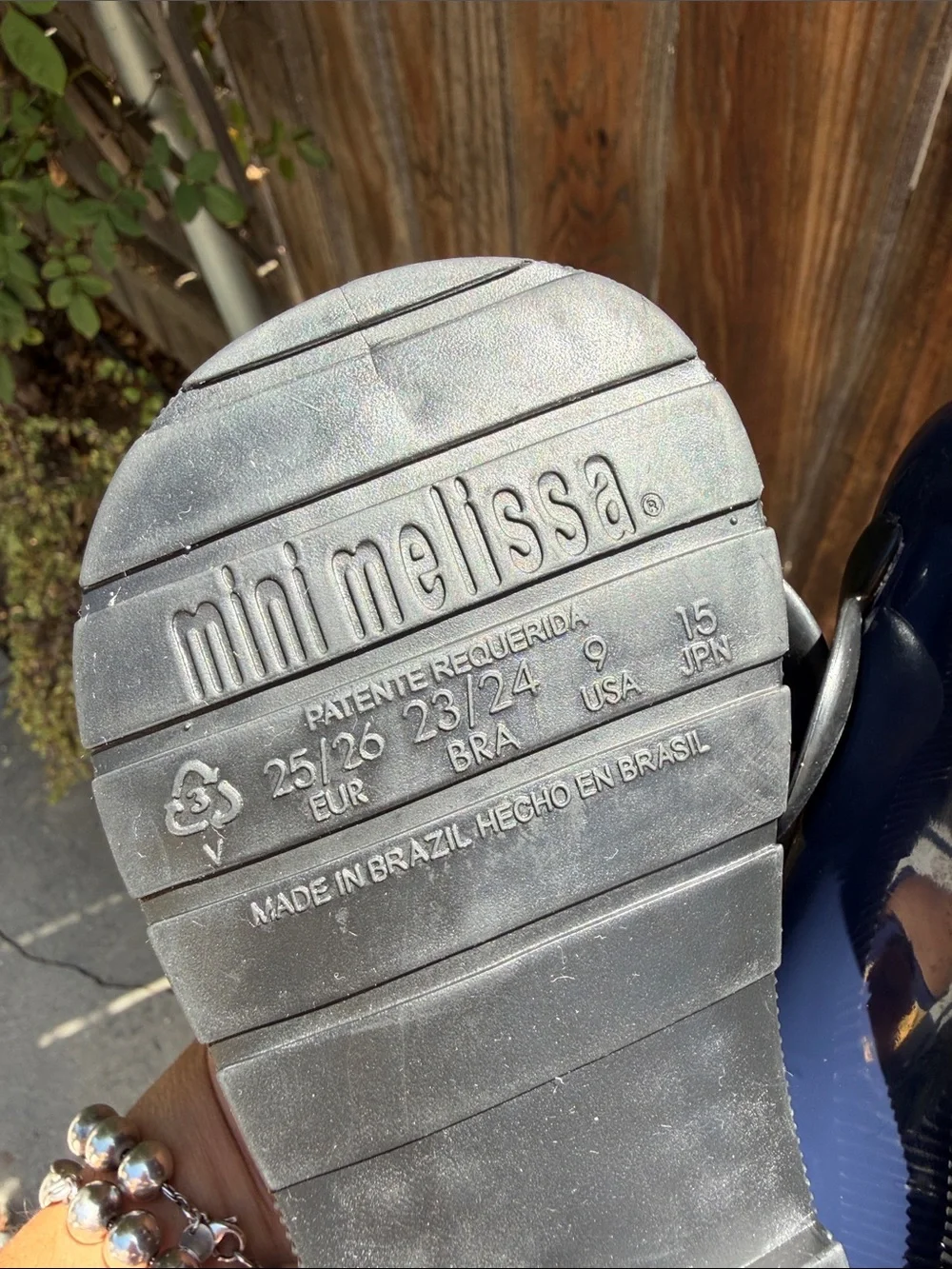 Mini Melissa navy blue